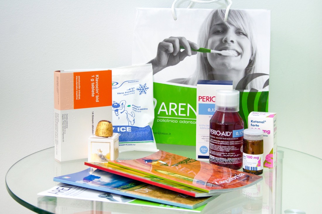 Lijekovi za bolove nakon stomatološkog zahvata.