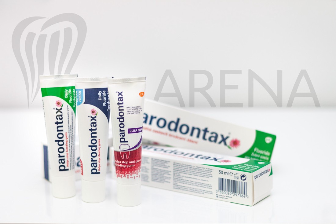 Paste za zube za krvanje desni.