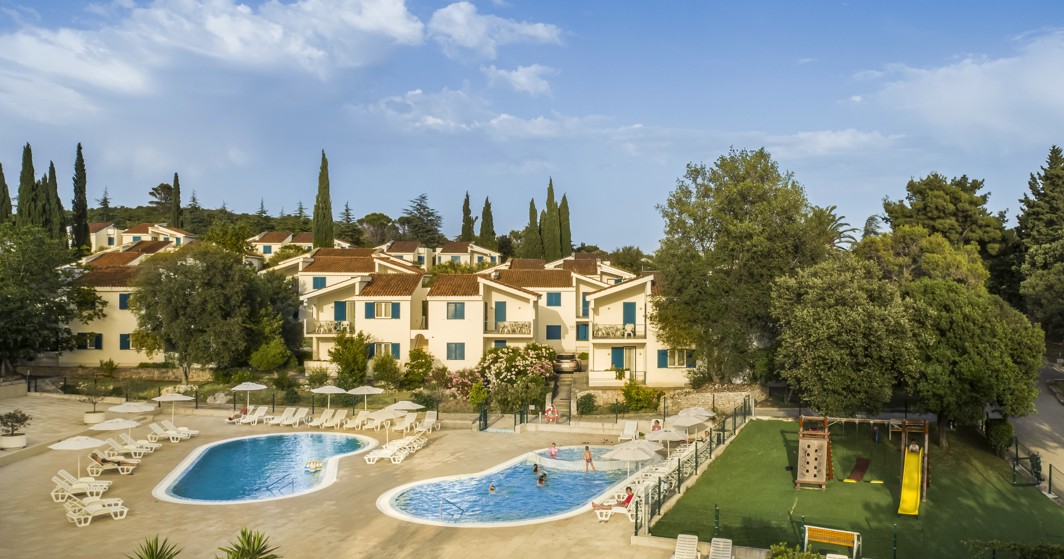 Panoramic view of the Aminess Vival Port9 Residence complex.