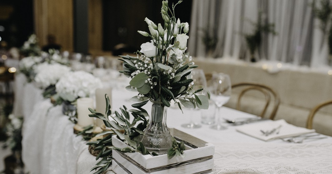 Table setup at a weeding in the Aminess Younique Senses resort in Hvar
