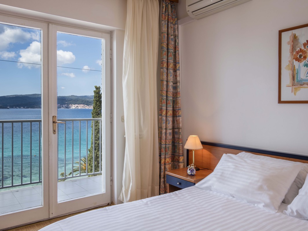 Comfort double room with balcony and sea view at Orsan Maradiso Hotel by Aminess.