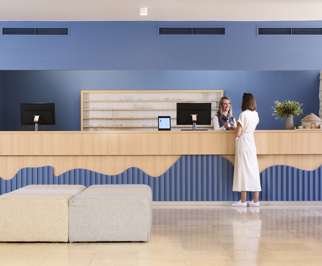 Area della reception presso Aminess Maradiso Hotel Laguna, Novigrad