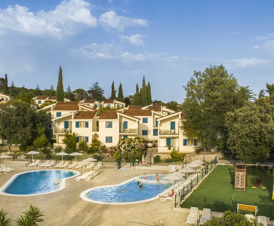 Panoramic view of the Aminess Vival Port9 Residence complex.