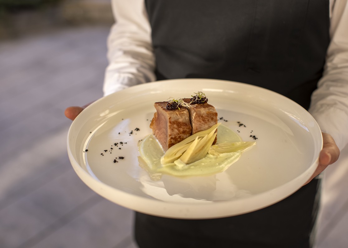 aminess-adriatic-gourmet-dish-waiter-serving