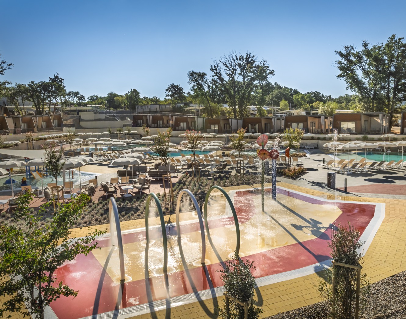 Zabavni kompleks bazenov v Aminess Style Camping Atea Resortu