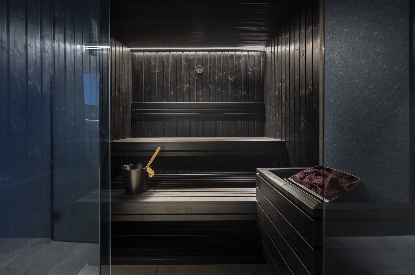 Luxurious spa room at Aminess Younique Narrivi Hotel in Crikvenica, featuring modern wellness facilities.