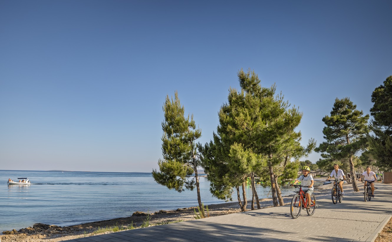 Cycling by the sea at Avalona Resort