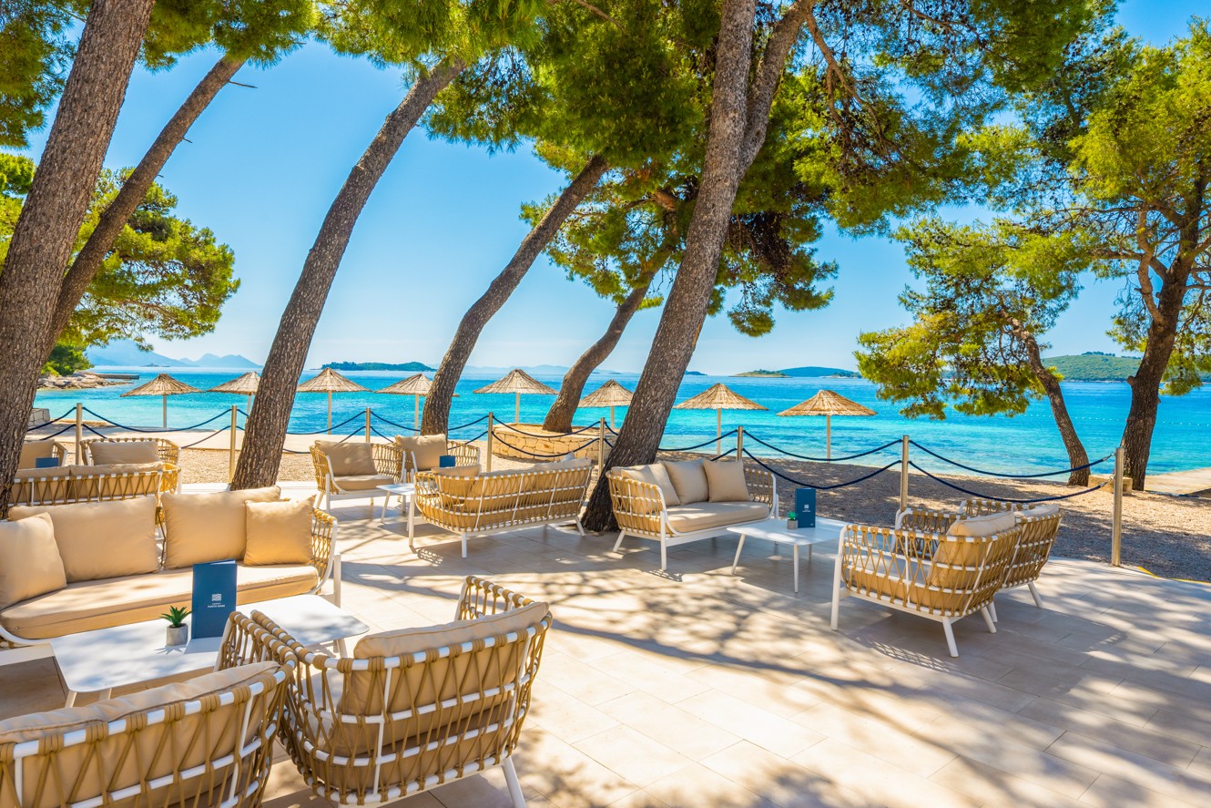 Punto Mare terrace at the Aminess Vival Grand Azur Hotel, Orebić.