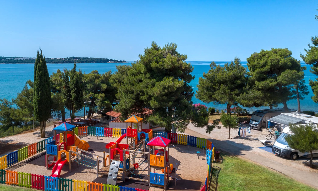 Parco giochi presso Aminess Planet Camping Sirena, Novigrad