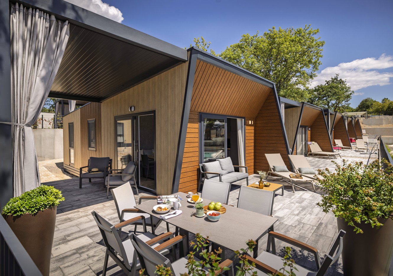 Luksuzna Glamping Vila z zasebnim bazenom v Aminess Style Camping Atea Glamping & Holiday Homes