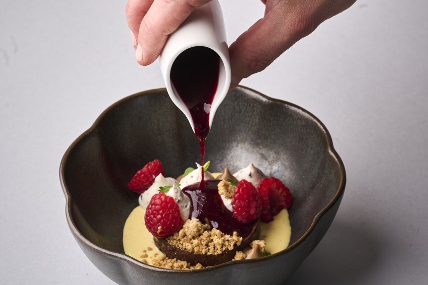 Pečeni čokoladni mousse