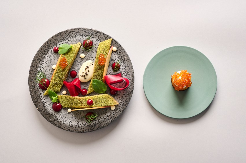 Pastrva konfitirana u ulju od citrusa