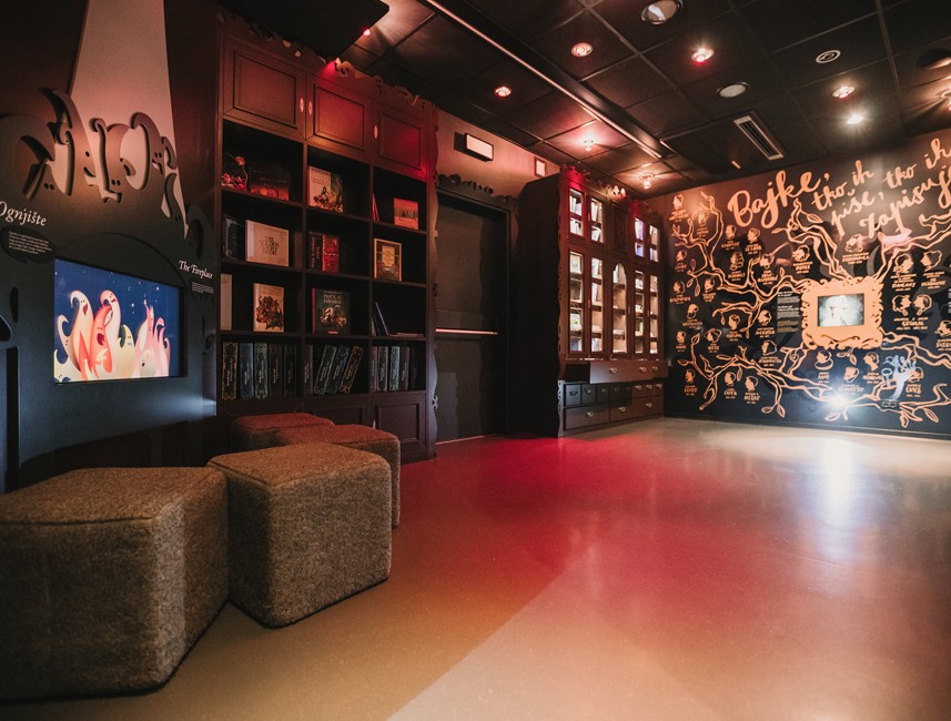 Interactieve museumruimte in Karlovac met educatieve en multimediale inhoud