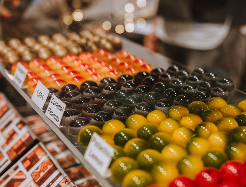 Pralines and chocolate products on display at Opatija Festival. Foto by: Daniela Mikičić