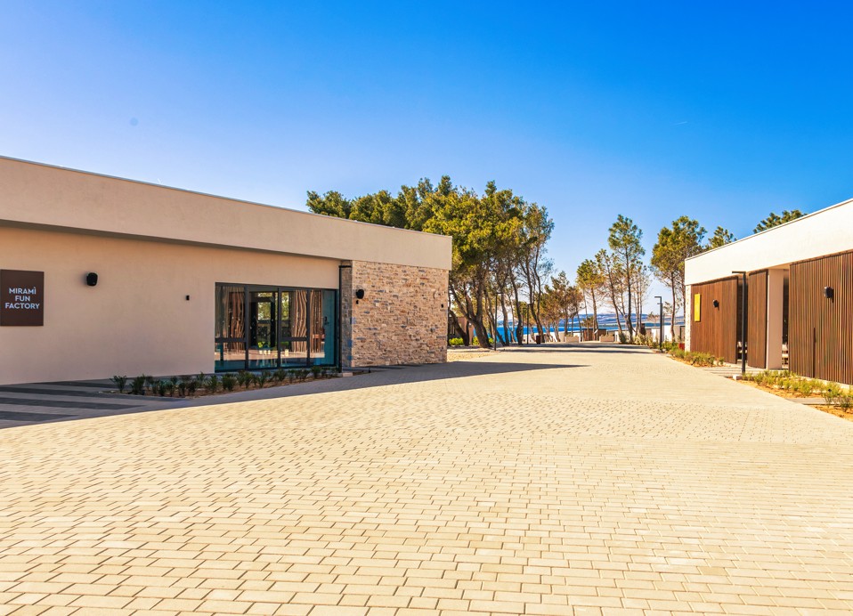 Animation building at Aminess Style Camping Avalona resort.