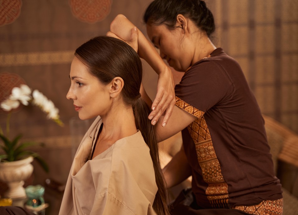 Tradicionalna tajska masaža v wellnessu in spa centru hotela Aminess