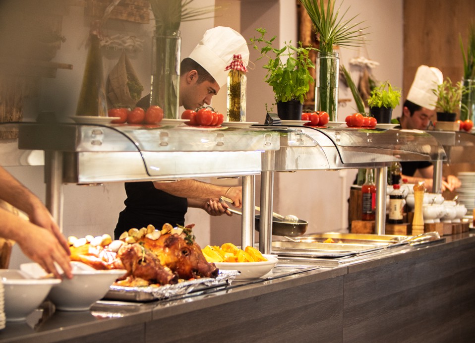 Buffet at restaurant Unico at Aminess Younique Senses Resort Hvar