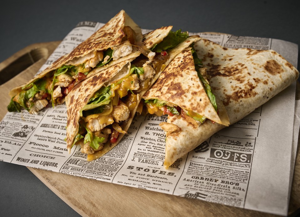 Chicken Wrap from Punto Mare bar in Aminess Planet Camping Sirena, Novigrad, Croatia