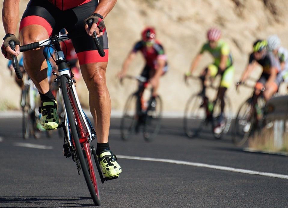 Corsa in bicicletta sul Biokovo, Makarska.