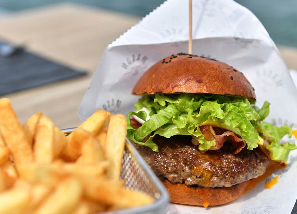 La Gradella burger at Aminess Planet Camping Sirena, Novigrad, Croatia