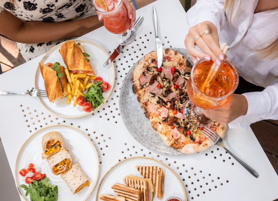 Food on the table at Restaurant Soline & Beach Bar, Aminess Younique Senses Resort Hotel