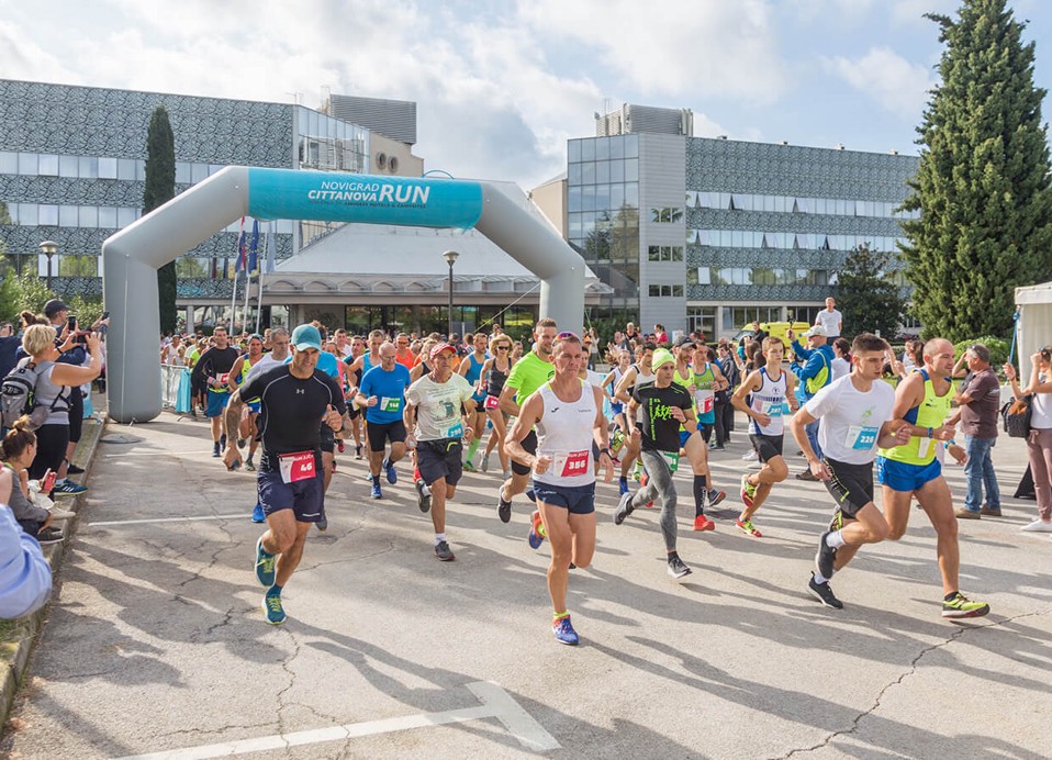 Running the half marathon at Aminess Planet Camping Sirena, Novigrad