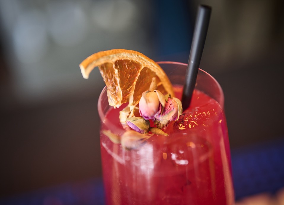 Cocktail from the Punto Mare Bar at Aminess Planet Camping Sirena, Novigrad, Croatia