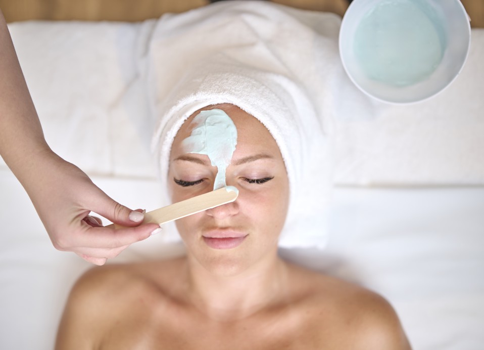 Professional facial treatment at  Aminess Style Camping Atea Resort spa for refreshed skin.