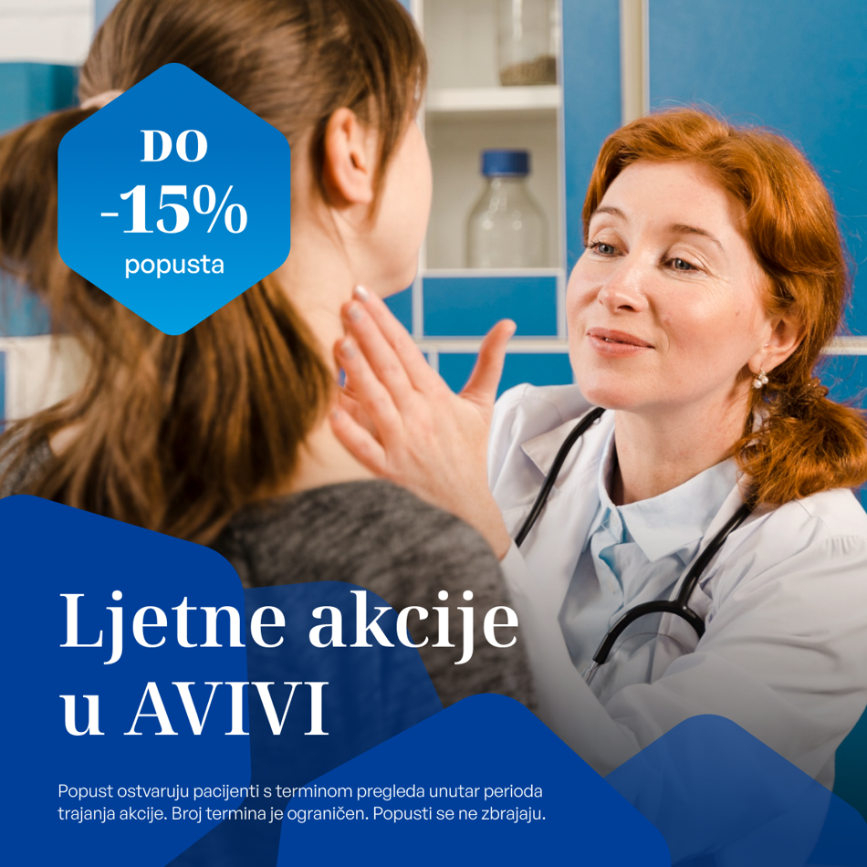 Ljetna akcija u Poliklinici Aviva do 15% popusta
