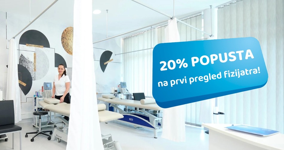 20% popusta na prvi pregled fizijatra!