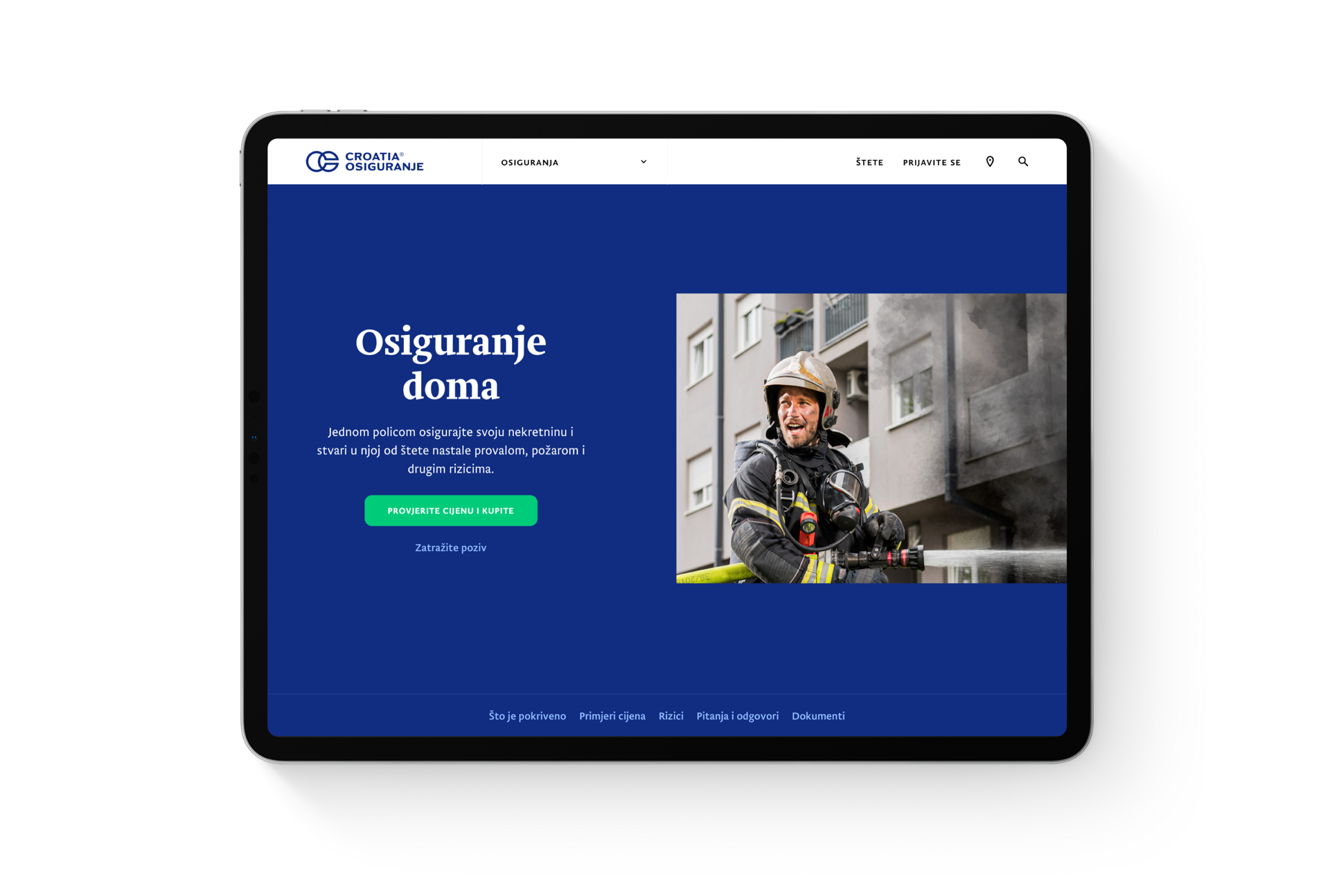 Shape crosig web tablet