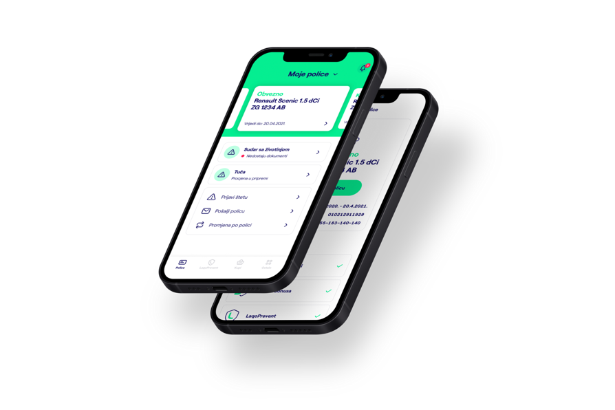 Shape LAQO app screens