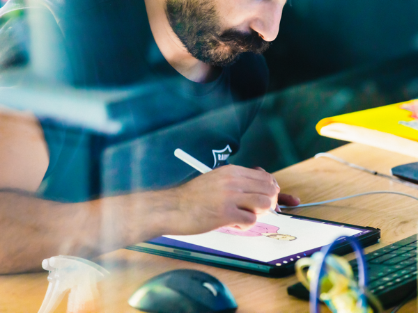 Shape designer creating