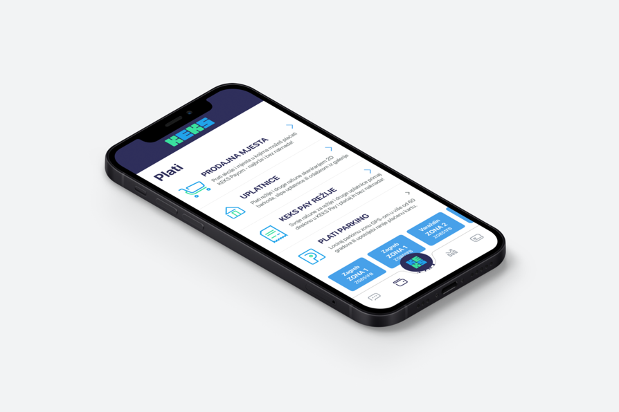 Shape keks pay app screen