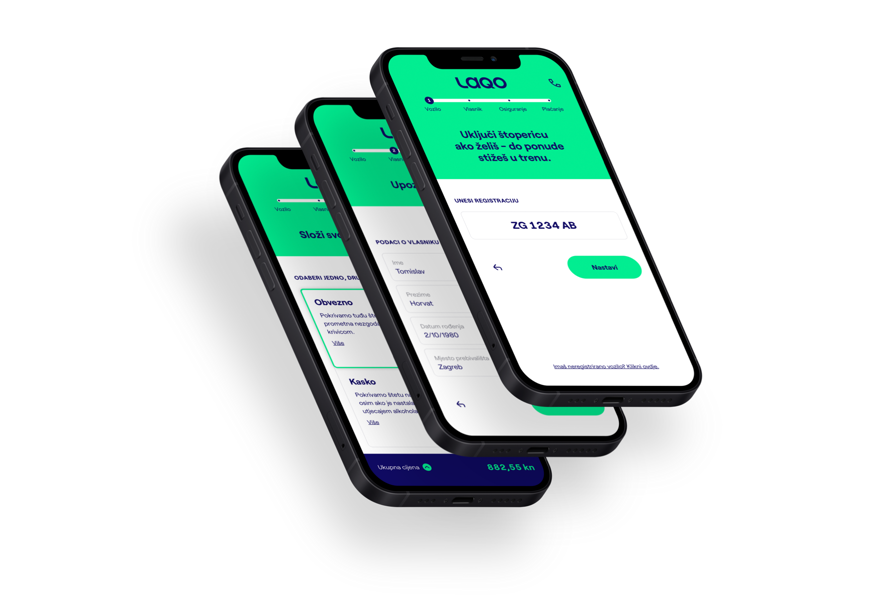 Shape LAQO different screens 3